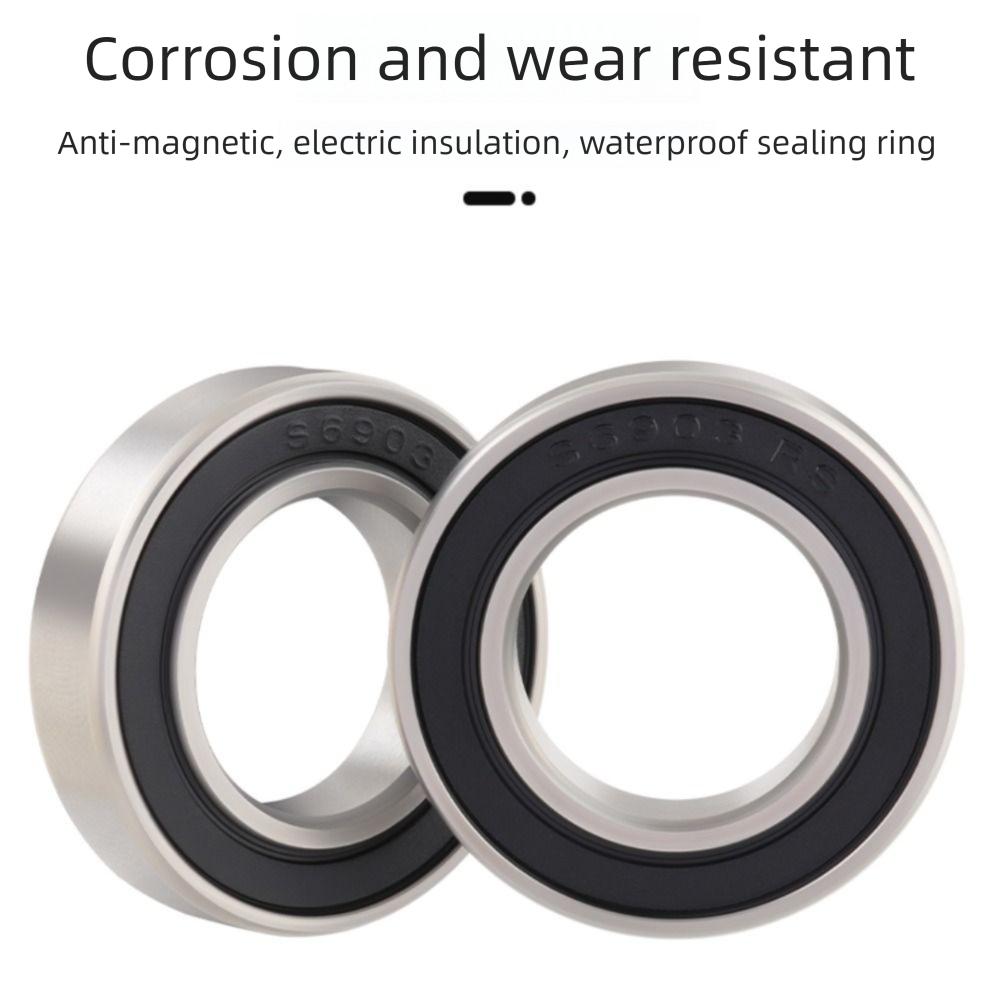 Подшипник велосипедный из нержавеющей стали S6903 MTB Нижний подшипник Велосипедные запчасти Подшипник средней оси MTB