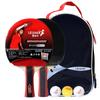 Table Tennis Training Practice Table Tennis Racket Set 2pcs Long Handle 3 Ping Pong Balls