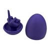 Middle Finger Easter Egg Funny Prank Toy 3D Printed Hilarious Surprise Ornament Rude Joke Egg Gag Gift for Office Party Birthday