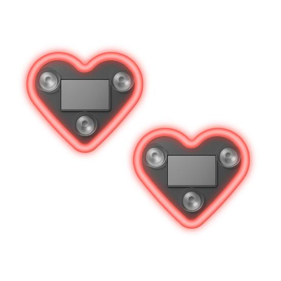 Yousheng Солнечный Неоновый Светильник в Форме Сердца для Окна Автомобиля Водонепроницаемый Светодиодный Светильник Настроения на Присоске Романтический Декор Атмосферы