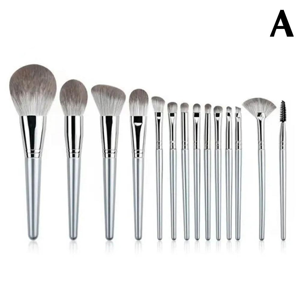 НОВЫЙ Набор из 14 кистей для макияжа для девушки Мягкая щетина Для всего лица Кисть для пудры Тени для век Профессиональная косметическая кисть Инструменты для макияжа