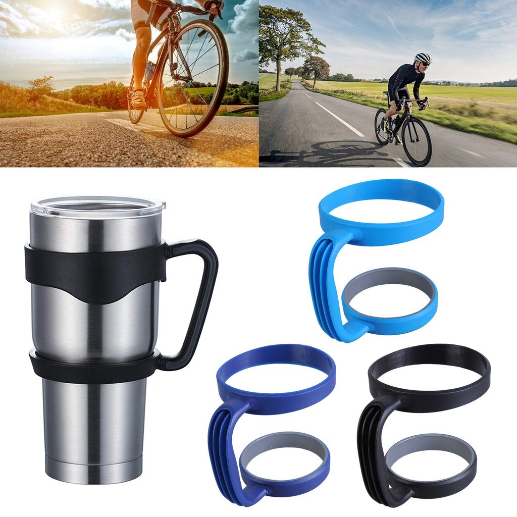 Держатель для стакана на 30 унций с двойными кольцами, портативный эргономичный аксессуар для стаканов на 30 унций, идеально подходит для использования на открытом воздухе