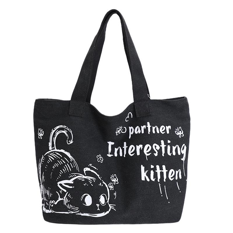 Простая, Модная, Нишевая и Художественная Одноплечевая Сумка Большой Вместимости Студенческая Сумка