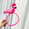 Korean Style Animal Hair Hoop Wash Face Plush Hair Hoop Cute Flamingo Headband  Daily