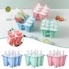 1/2 шт. Многоразовая силиконовая форма для мороженого на палочке DIY Машина для приготовления ледяных эскимо для домашней кухни Легкое извлечение Быстрое замораживание Летний десертный гаджет