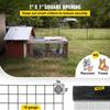 Hardware Cloth, 24\" x 100\' & 1\"x1\" Mesh Size, Galvanized Steel Vinyl Coated 16 Gauge Chicken Wire Fencing with A Cutting Plier & A Pair of Fabric