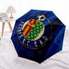 Getafe CF  узор, автоматический складной зонт, портативный и складная конструкция, 8 спиц, рождественский или день рождения подарок.