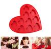 Конфета шоколада силикона в форме сердца, противни для выпечки 10-полостей DIY