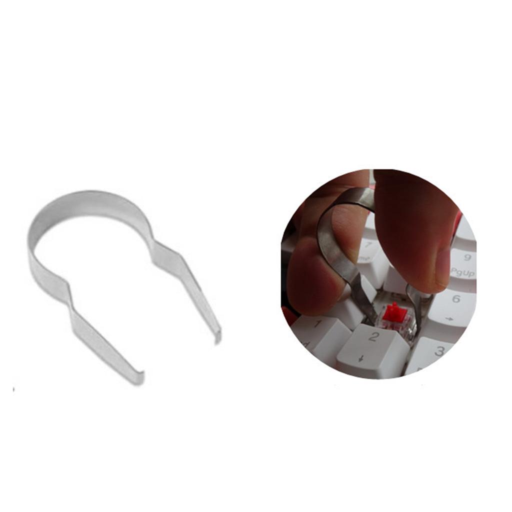 Набор инструментов для очистки механической клавиатуры компьютера 5 в 1 со съемником клавиш, экстрактором переключателей и антистатическим пинцетом