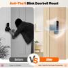 Anti-Theft Design Anti-Theft Mount Flashing Feature Doorbell Camera Bracket  Weather Protection