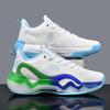 2025 New Mesh Basketball Shoes Men's Boots Actual Cement Rubber Outsole + EVA + TPU Student Sports Shoes