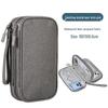 Travel Cable Organizer: Charger & Power Bank Storage, USB Flash Drive & Earphone Case.