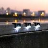 Solar LED Garden Light Stairs Deck Lamp Outdoor Lighting Waterproof Solar Step Light Lamp for Patio Yard Garden Pathway Decor HMM