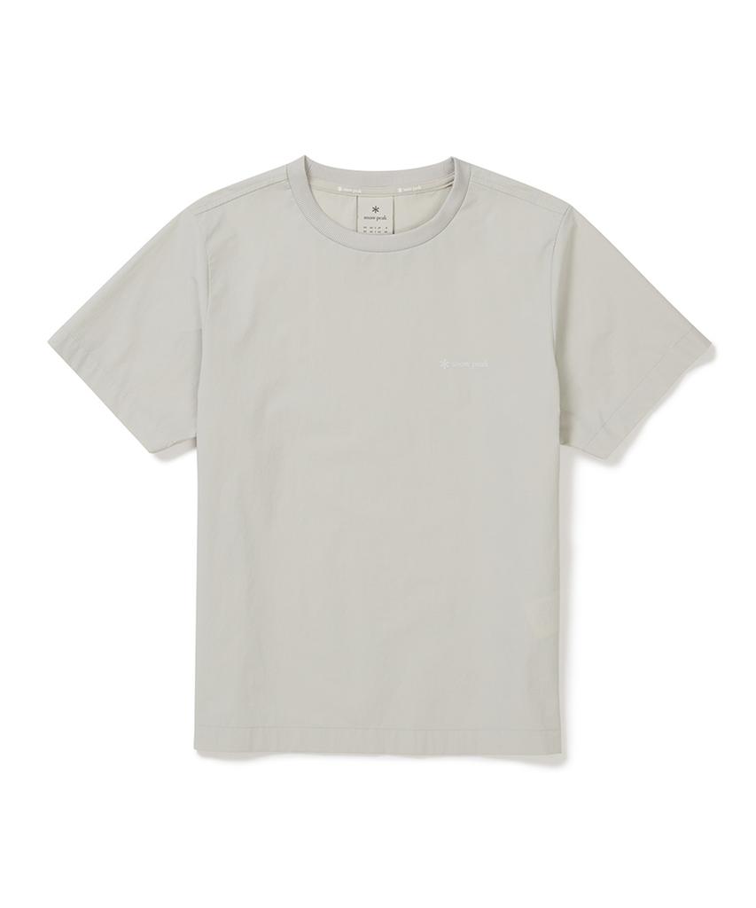 SNOWPEAK APPAREL Тонкая технологичная женская базовая футболка с коротким рукавом (S25Mwsts33) Светло-бежевый