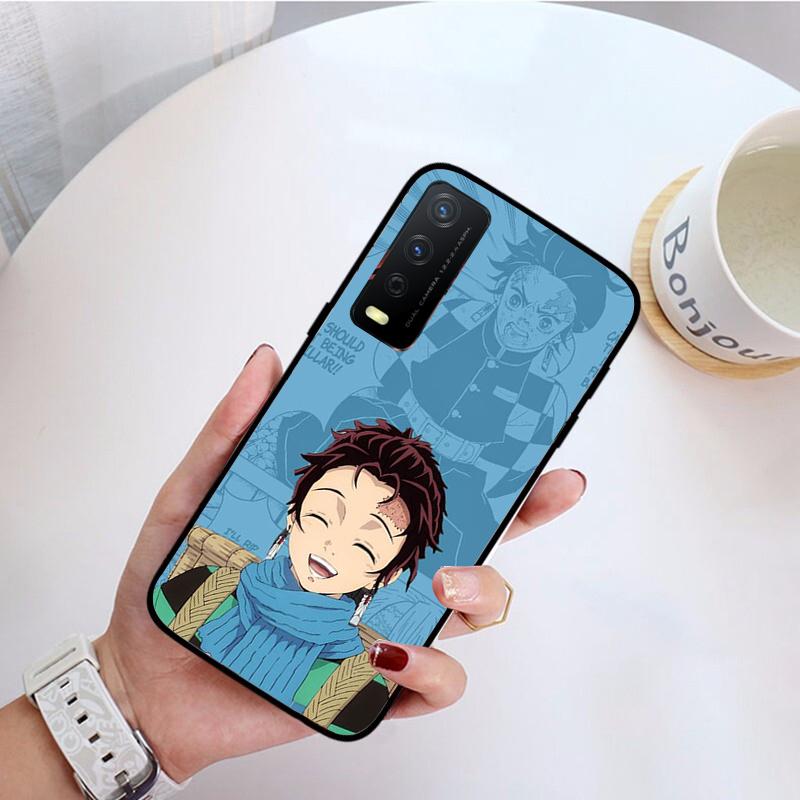 Чехол для телефона Demon Slayer Kimetsu Kamado для VIVO Y31 Y21 Y70 Y21S Y20 Y72 1907 Y12 Y11S Y53S Y33S Y55 Y76 Y51 Y15S Y01 Funda