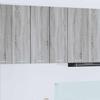 Wall Mounted Cabinet with Door 2 pcs Grey Sonoma and White 30 x 31 x 80 cm