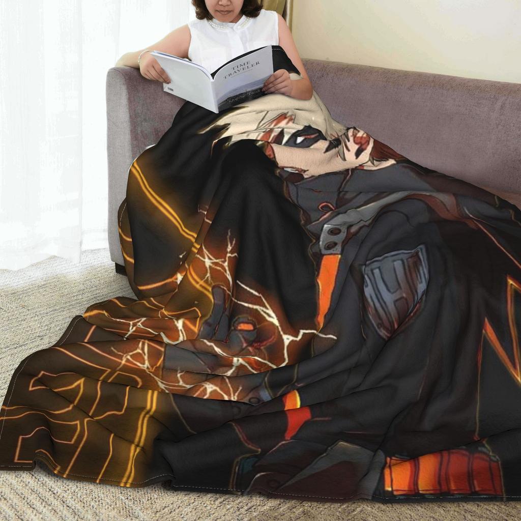 Бакуго Кацуки Одеяла Теплый Флисовый Плед для Дивана Постельное Белье Уличные Пледы Покрывало Квилт