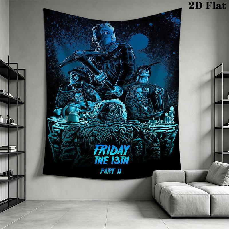 Nightmare Elm Street Tapestry Tapestry Fashion Print Background Cloth Homestay Soft Decoration Tapestry Work Of Art Christmas Gift