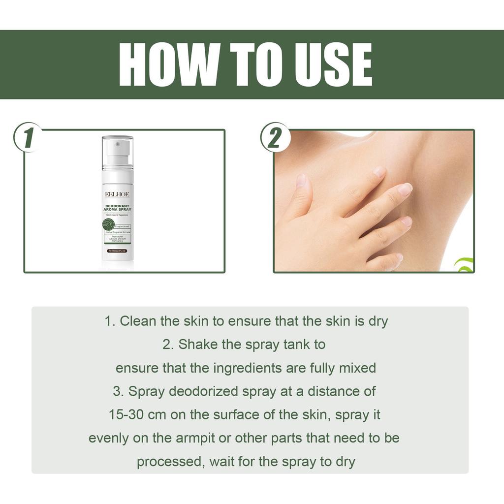 Дезодорант-спрей-антиперспирант, 60 мл Дезодорант-антиперспирант от гипергидроза, мужской и женский дезодорант-спрей-антиперспирант, «Избегай смущения»