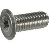 TRUSCO Hex Lobe Ultra Low Head Screw Stainless Steel M4 X 6 20 Pieces B183-0406