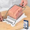 Luncheon Meat Slicer 304 Reinforced Stainless Steel Boiled Egg Fruit Soft Cheese Slicer Spam Cutter Meat Ham Slicer