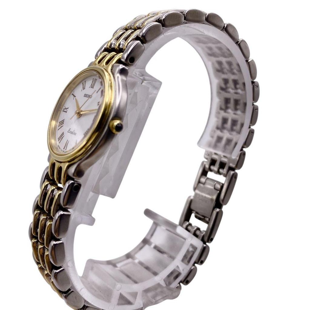 [Б/У] ЧАСЫ SEIKO Exceline Римские Серебристые и Золотистые 1302
