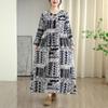 Long Sleeve Plus Size Cotton Vintage Floral New In Dresses for Women Casual Loose Spring Summer Autumn Dress