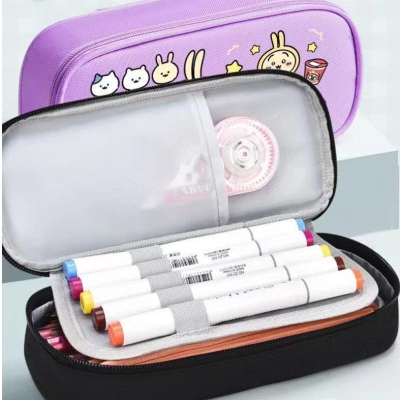 Capybara Pencil Case: Cute, Large-Capacity Children's Stationery Case—Multifunctional Cartoon Pencil Case for Students