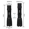 LED Tactical Flashlight Zoom White/Red/Green Light Predator Light Focus Adjustable Torch for Hunting Fishing Coyote Hog Varmint