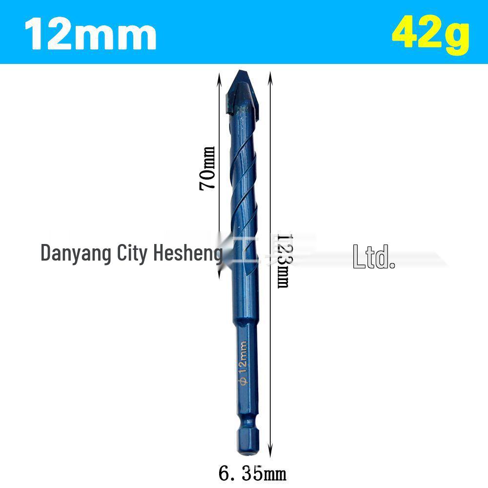 Многофункциональное сухое сверло с шестигранным хвостовиком для керамики, камня и фарфора