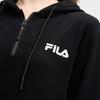 Fila Оригинальное Темное Минималистичное Модное Стильное Длинное Свободное Платье с Капюшоном Женские платья F51W539303FBK