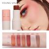 YOUNG VISION Multifunctional Makeup Stick: Highlight, Contour, Matte Blush for Easy Application.