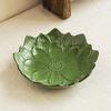 Нишевая керамическая фруктовая тарелка в форме цветка, Изысканная тарелка-лотос, Домашняя фруктовая тарелка, Тарелка для димсамов, Тарелка для ресторана