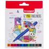 Mini Fineliner Felt-tip Pen, Cardboard Case of 12