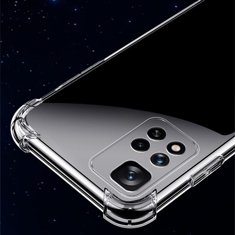 Прозрачный чехол для Xiaomi Redmi Note 10 11 12 4G 10s 11s 12s 12 Pro A1 A2 Plus 10 2022 10C 12C 13 13C 5G Прозрачный силиконовый чехол