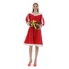 Delux Women's Christmas Santa Costumes Mrs Miss Claus Fancy Dress Adult Outfit