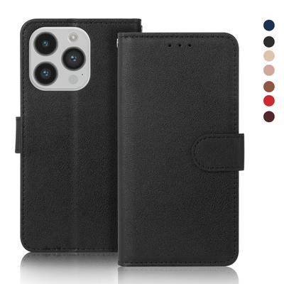 Кожаный чехол для iPhone 15 14 13 12 Mini 11 Pro Max X XR XS Max 7 8 6 6s Plus SE 2020 2022 Stand Protect Cover Flip Wallet Case