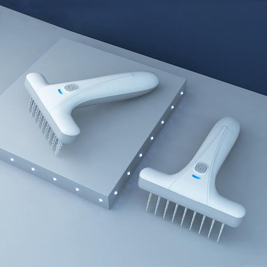 Электрическая щетка для распутывания шерсти домашних животных, расческа для удаления колтунов подшерстка домашних животных с защитой от отключения питания для собак и кошек