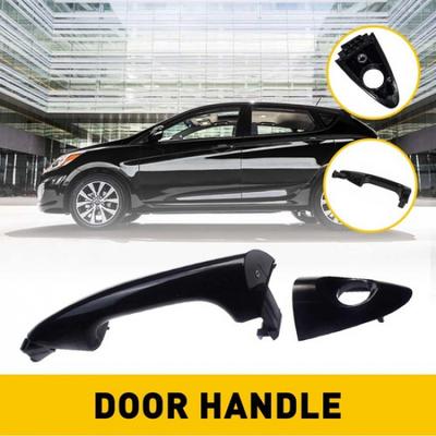 Наружная дверная ручка для Hyundai Accent 2012-2016 Передняя водительская Грунтованный пластик