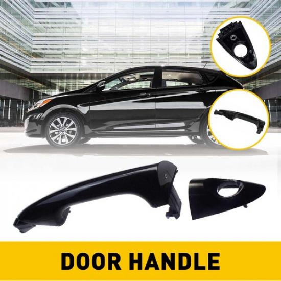 Exterior Door Handle For 2012-2016 Hyundai Accent Front Driver Primed Plastic