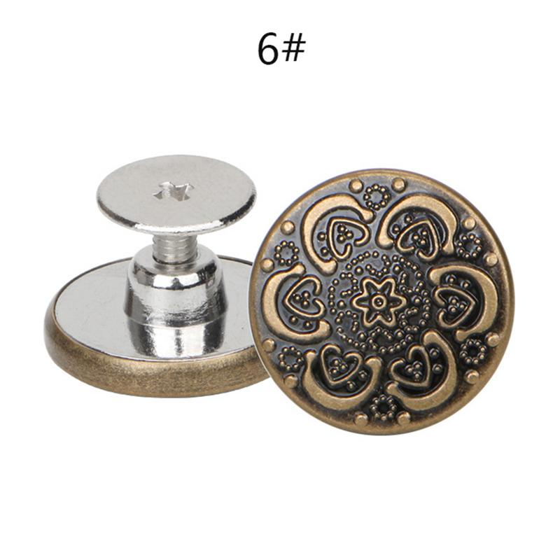 Булавки для пуговиц для джинсов Замена пуговиц для брюк Булавки для пуговиц своими руками