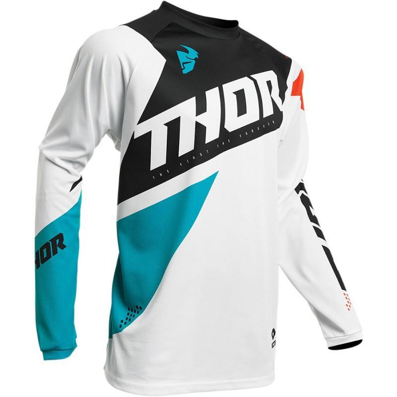 Mens Long Sleeve Motorcycle Riding Jersey Off-Road Dirt Bike Touring UV Protection Quick Dry
