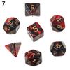 Multicolor Multifaceted Leisure Entertainment Toys Game Accessory Party Supplies Two-color Dice Set