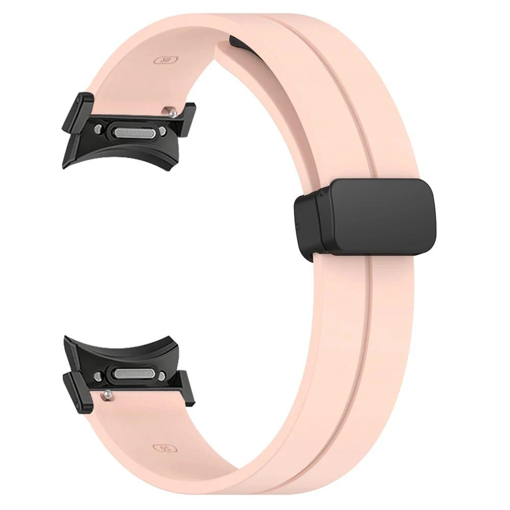 Magnetic Silicone Strap for Samsung Galaxy Watch6 44mm 40mm Sport Watchband 20mm Band Bracelet Galaxy Watch 6 Classic 43mm 47mm