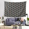 FICSIT Satisfactory Logo Tapestry Wall Hanging Aesthetic Home Decor Tapestries for Dorm Room