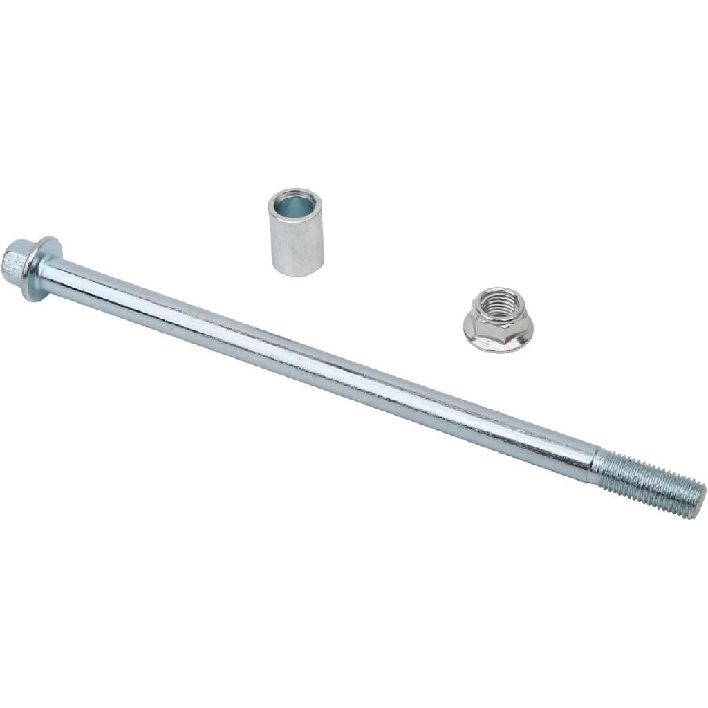 Mokuo 10mm 185mm Front Rear Axle Fit for Motorcycle Pit Dirt Bike Moped Scooter QUAD ATV Mini Bike Parts