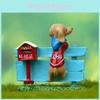Lawn Dog Sign Resin Ornament For Garden And Promotional Gifts
