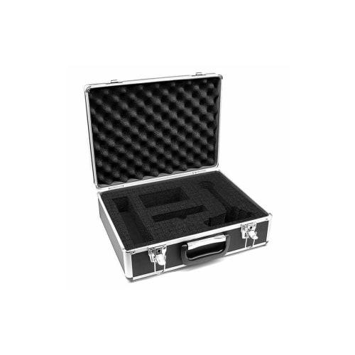 COBIVI Attache Case, Aluminum Case, Duralumin Case, Display Box, Attache Case, Sponge Cover, Small Tool Box, with Block Cushion, Small Item Storage Bo