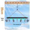Aluminum Alloy 26-Clip Clothes Drying Rack