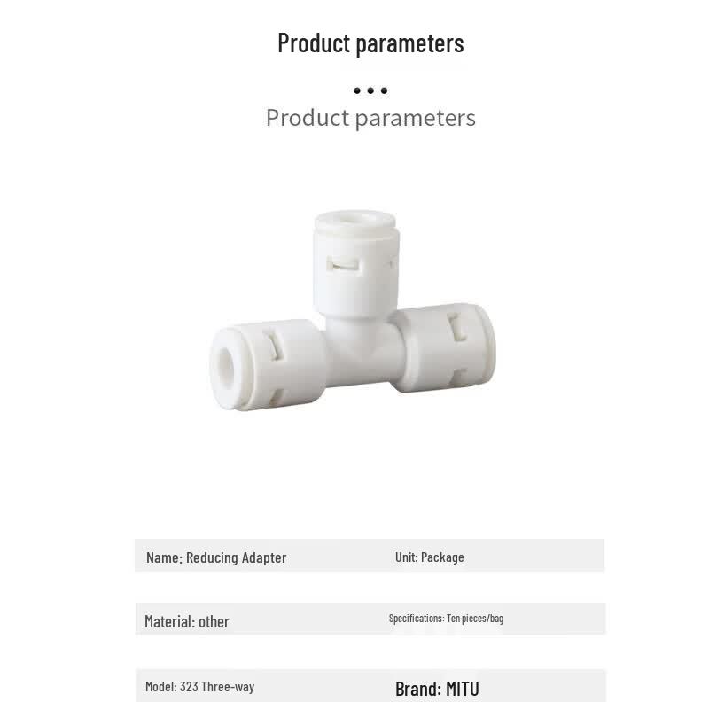 Faucet Universal Three-Way Reducer Adapter (10-Pack)